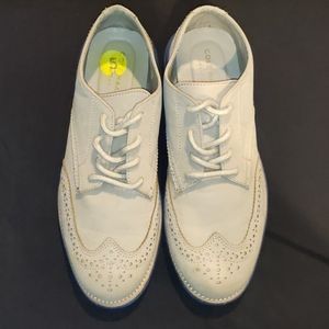 Boys Cole Haan Grand.OS Tan Wing Tip